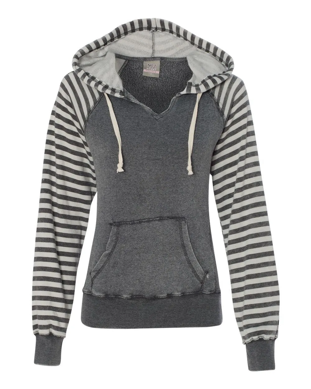 BEACHAHOLIC Striped Hoodie - Final Sale