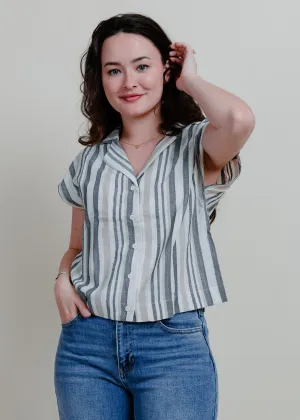 Clocking In Striped Top