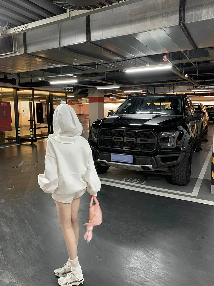 Doggyqin Spring/Summer Athleisure Hooded Sweatshirt