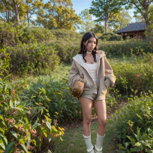 Doggyqin Spring/Summer Athleisure Hooded Sweatshirt