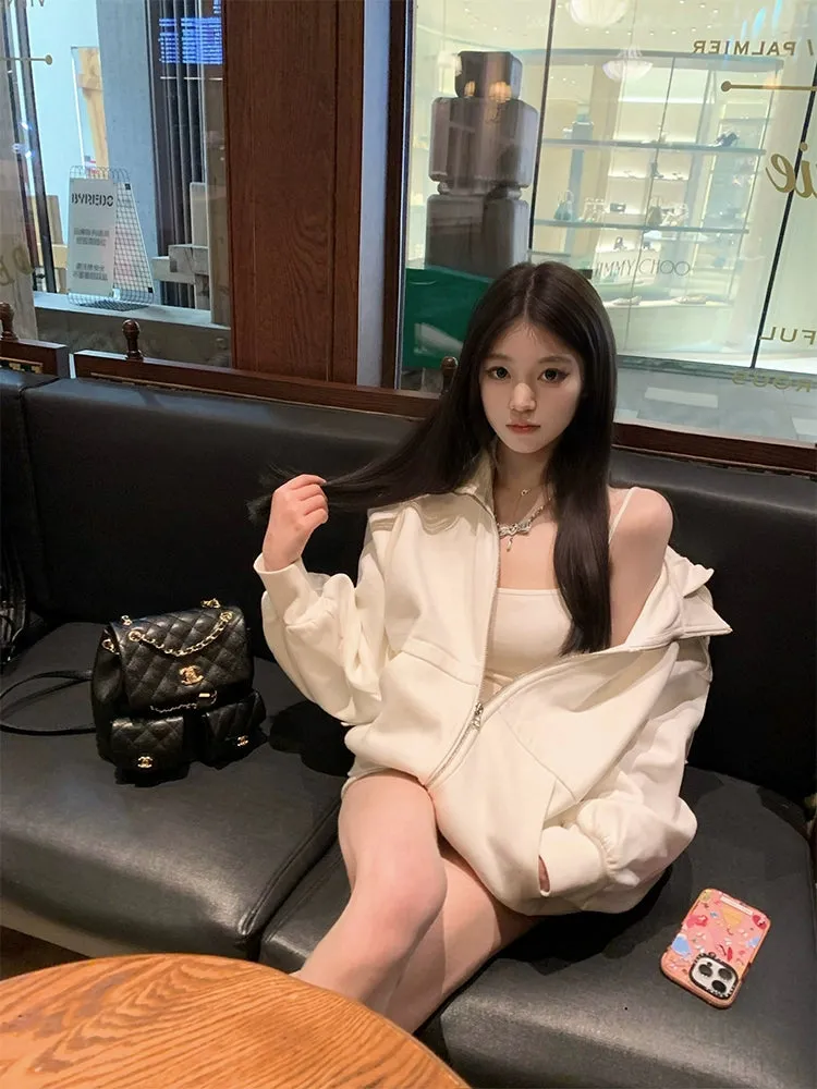 Doggyqin Spring/Summer Athleisure Hooded Sweatshirt