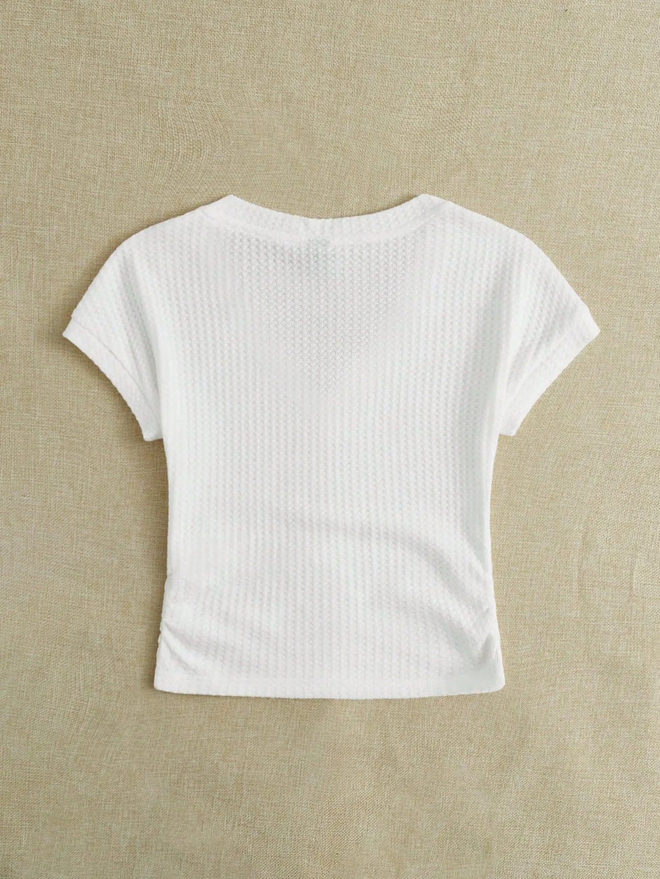 EZwear Knitted Women's V-Neck T-Shirt