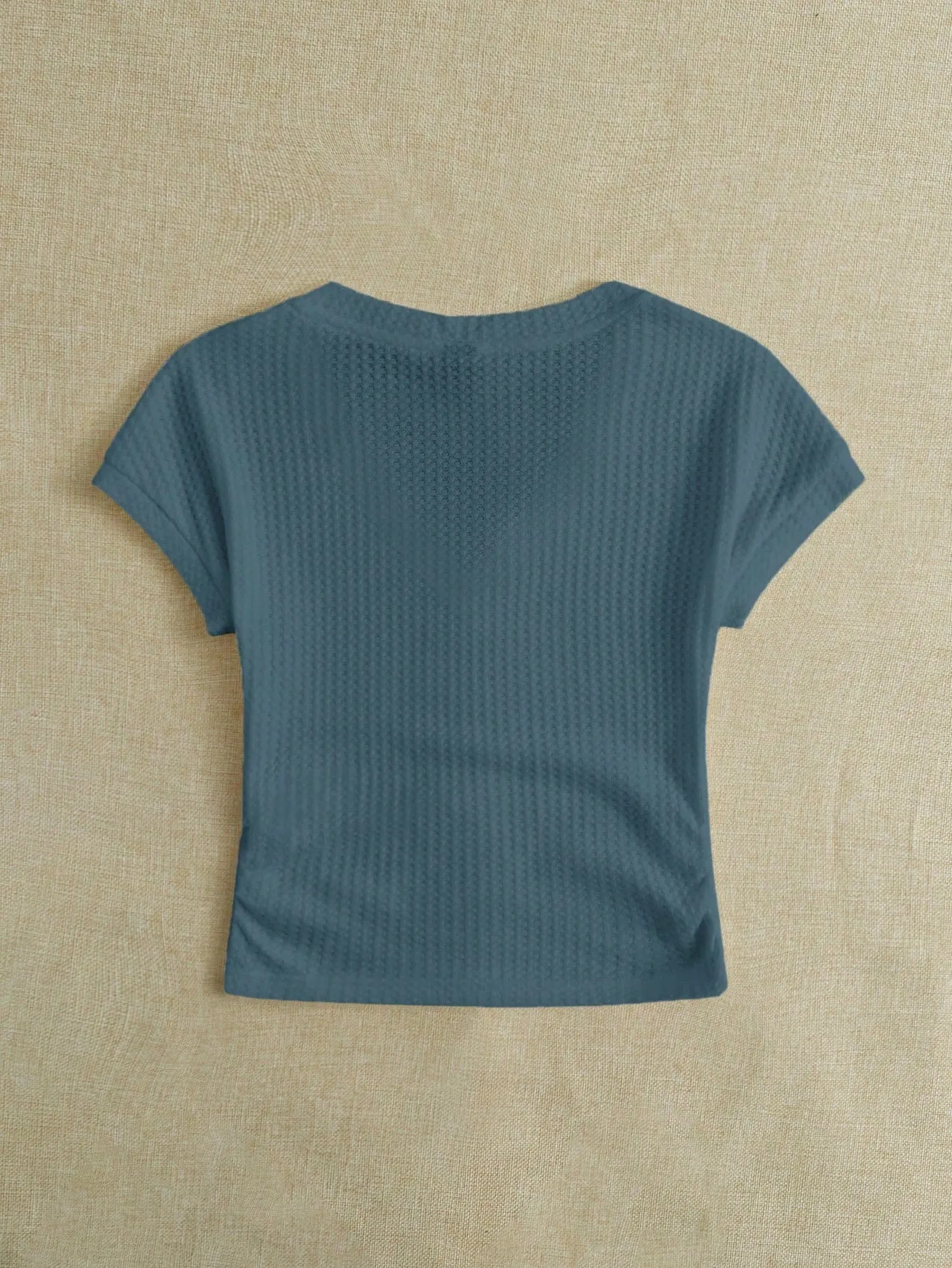EZwear Knitted Women's V-Neck T-Shirt