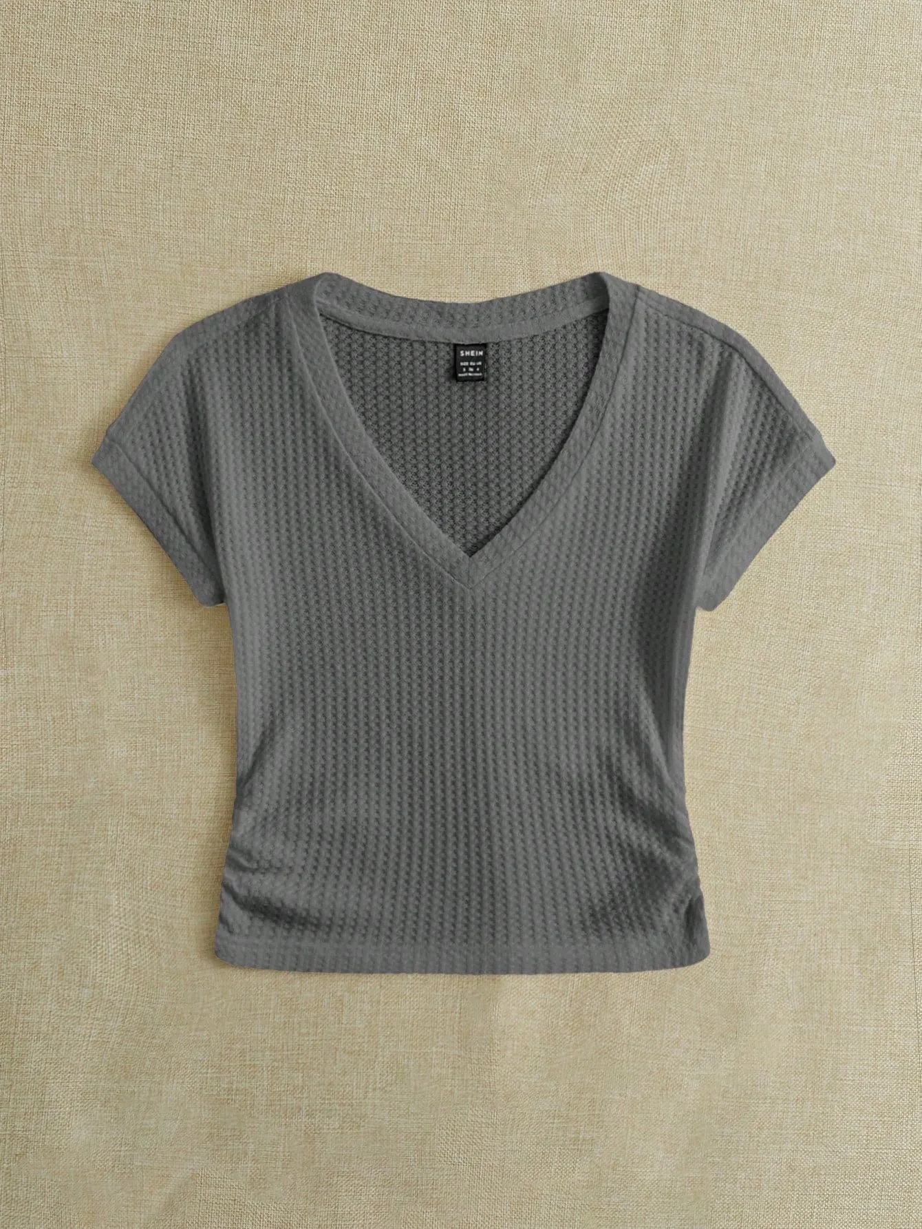 EZwear Knitted Women's V-Neck T-Shirt