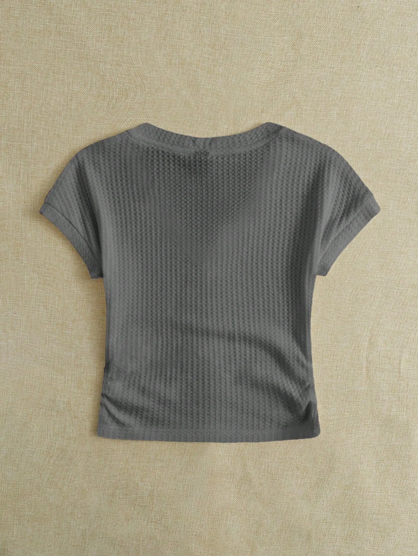 EZwear Knitted Women's V-Neck T-Shirt