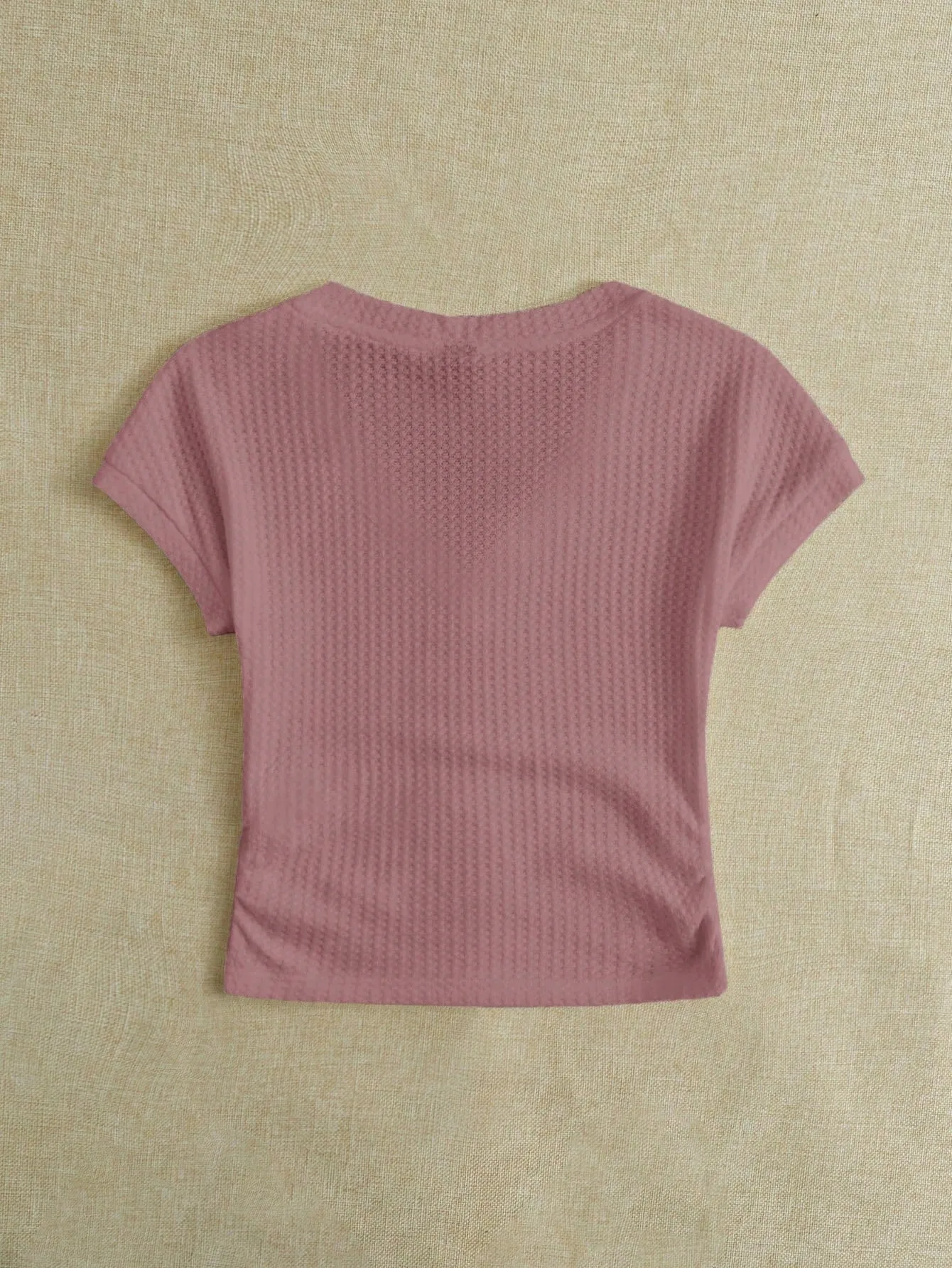 EZwear Knitted Women's V-Neck T-Shirt