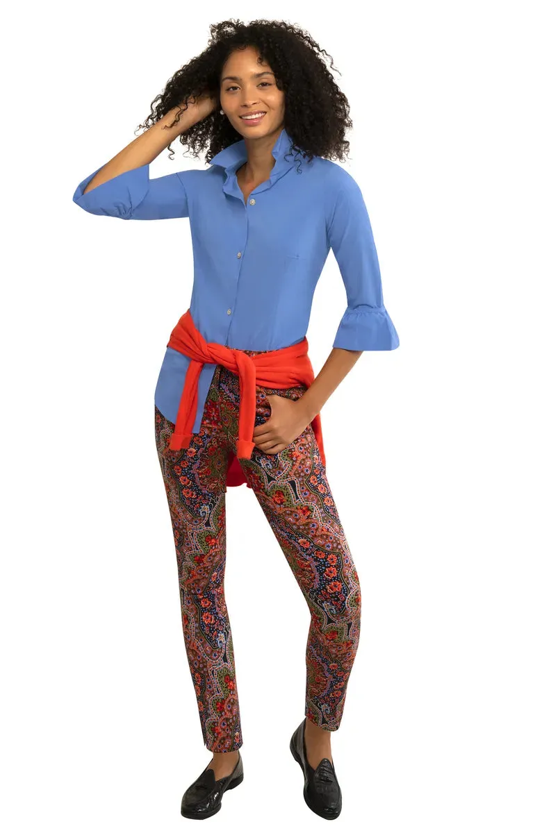 Gretchen Scott | Chiffon Priss Blouse | Women's | French Blue