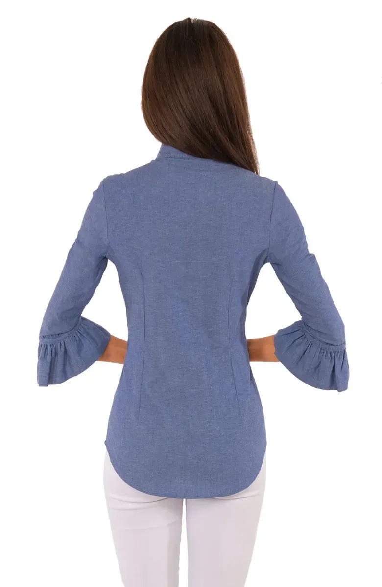 Gretchen Scott | Priss Blouse | Women's | Chambray