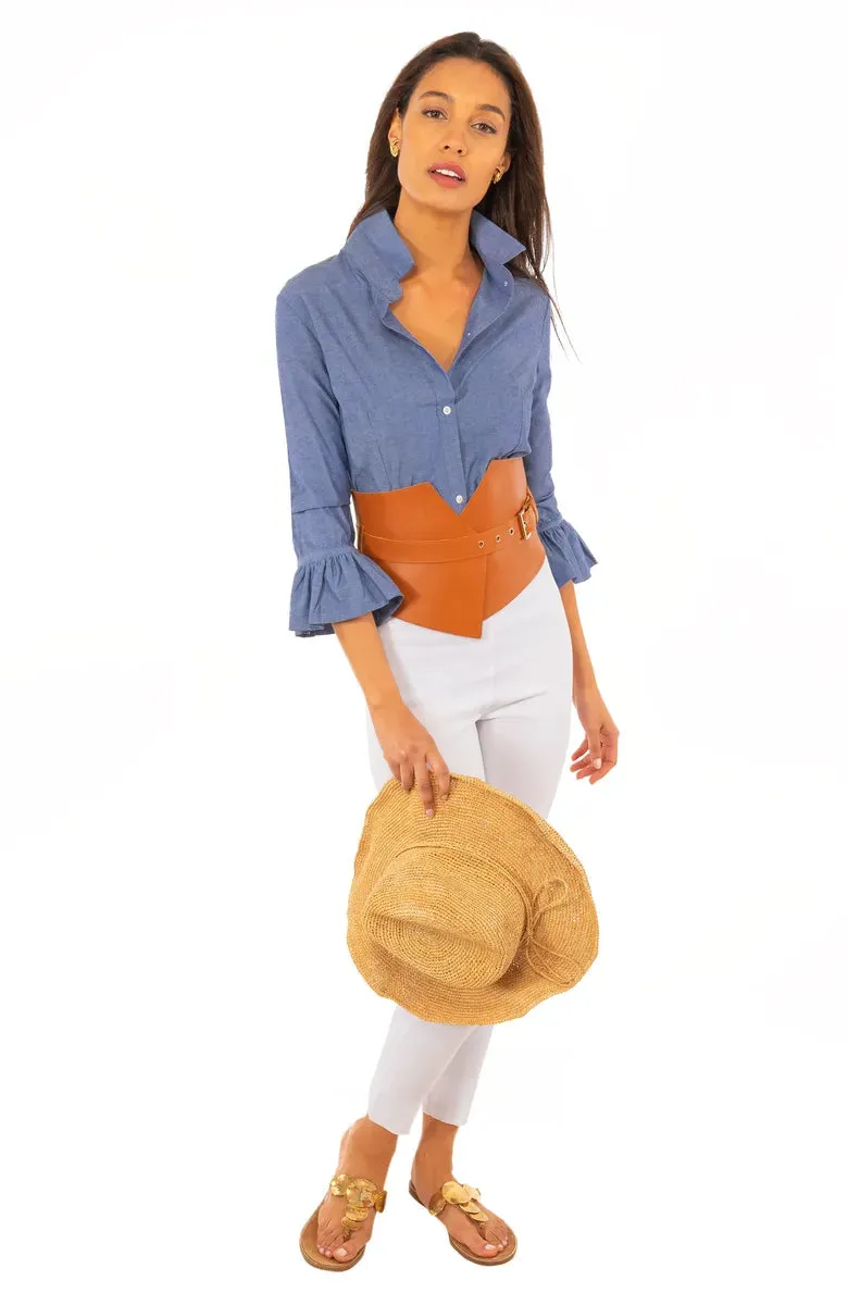 Gretchen Scott | Priss Blouse | Women's | Chambray