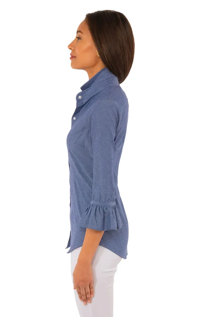 Gretchen Scott | Priss Blouse | Women's | Chambray