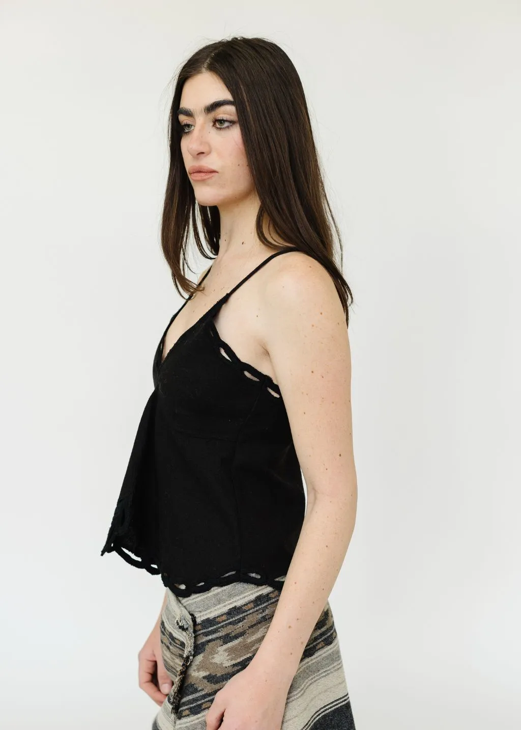 Isabel Marant Étoile Tomeki Top in Faded Black