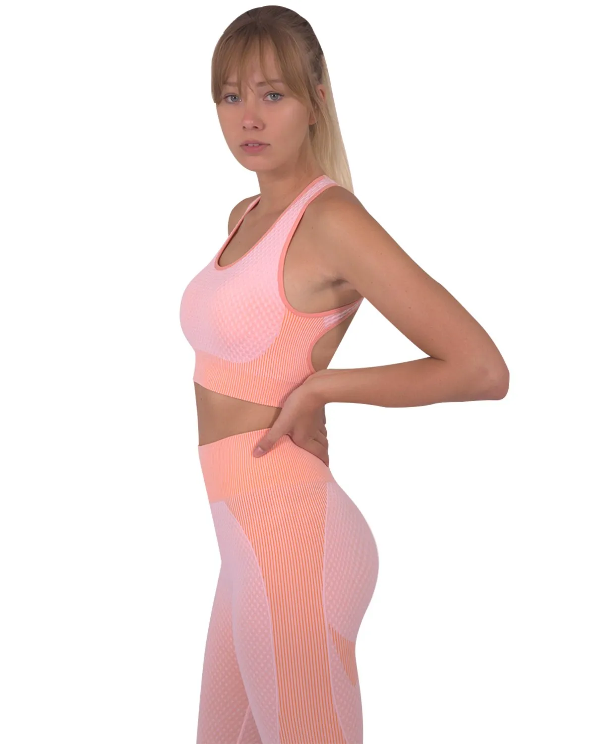 Lazurite Seamless Sportswear Bra For Women - Pink