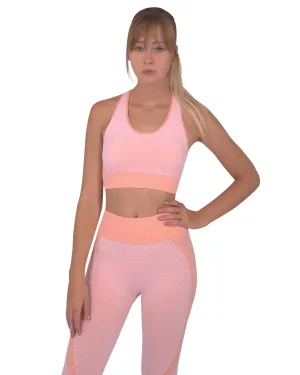 Lazurite Seamless Sportswear Bra For Women - Pink