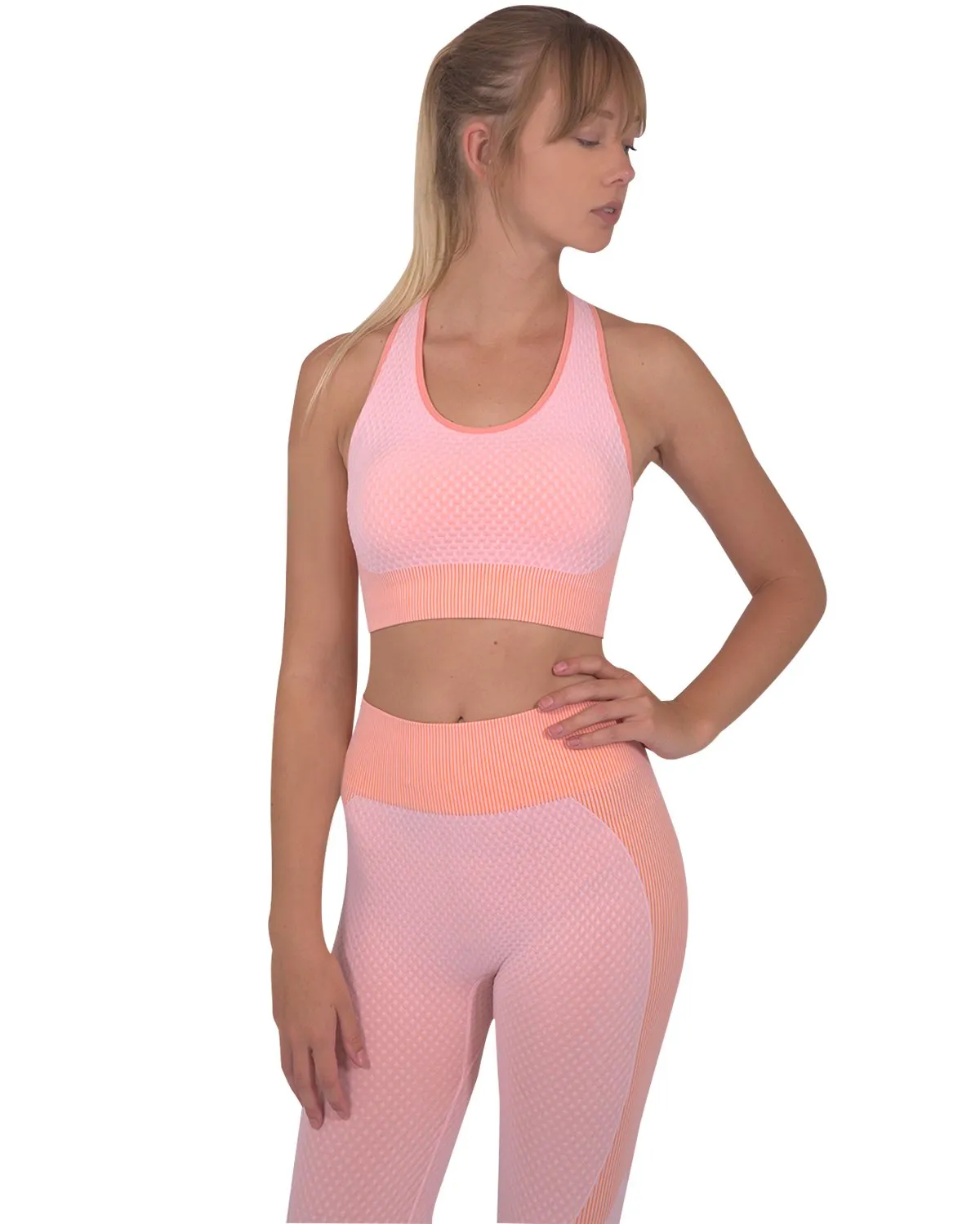 Lazurite Seamless Sportswear Bra For Women - Pink