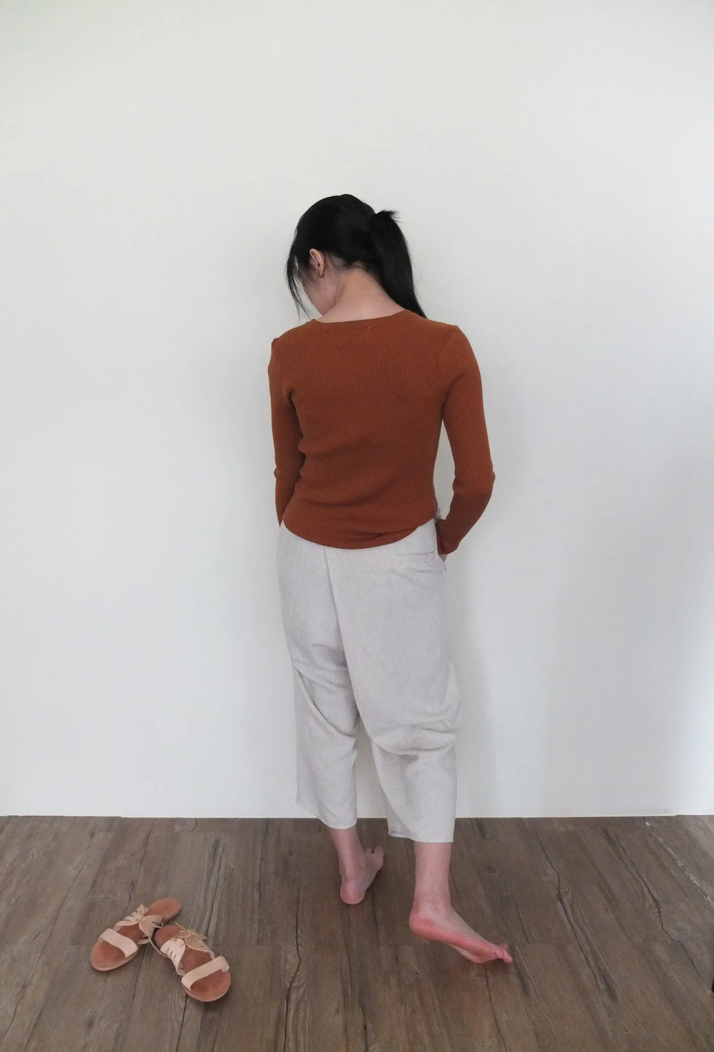 leni wrap trousers-sold out