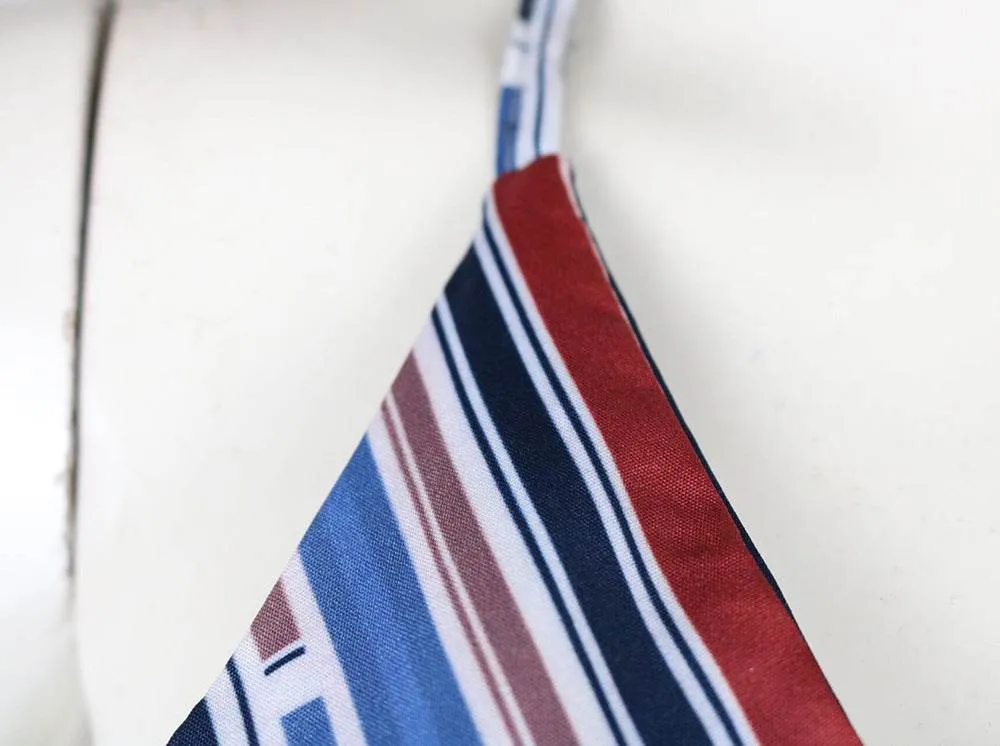 New Contrast Color Striped Camisole Top