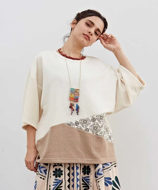Patchwork Slouchy Top