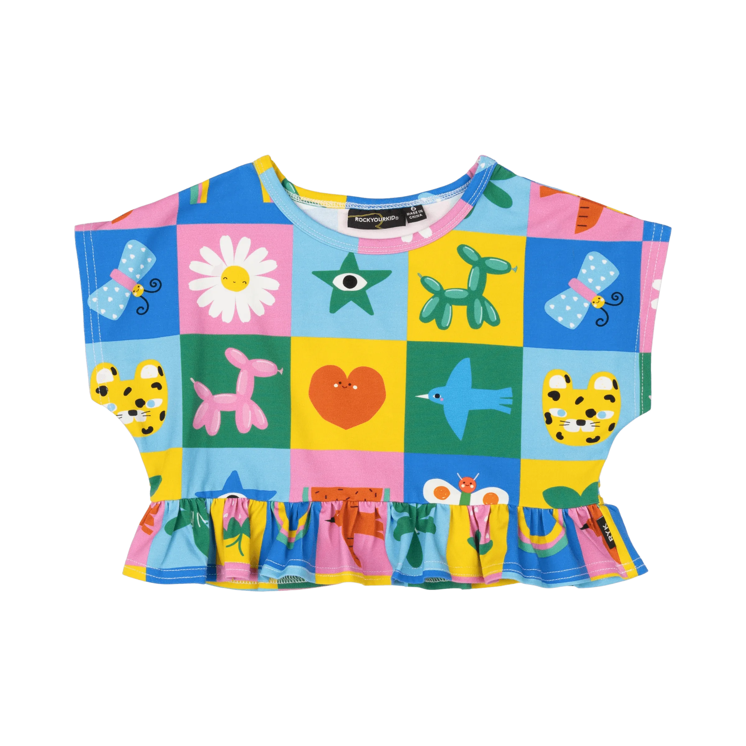 ROCK YOUR BABY PLAYTIME FRILL T-SHIRT