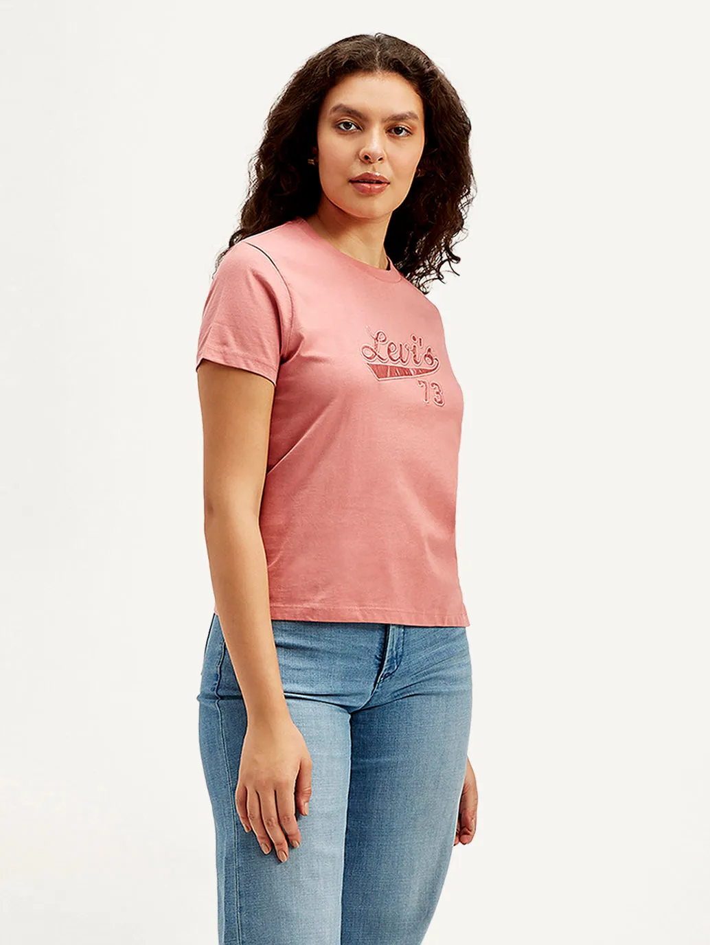 Women's Patchwork Crew Neck T-shirt