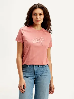 Women's Patchwork Crew Neck T-shirt