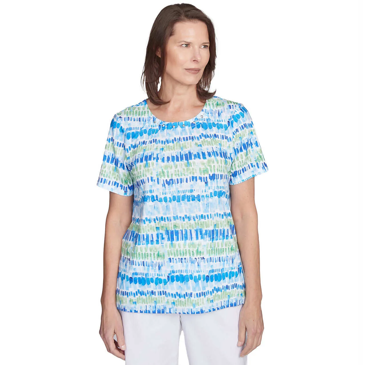 Women's Tie Dye Chicklet Tee - 92454