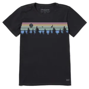 Women's Tree Striped Sky Crusher Tee  - 115012