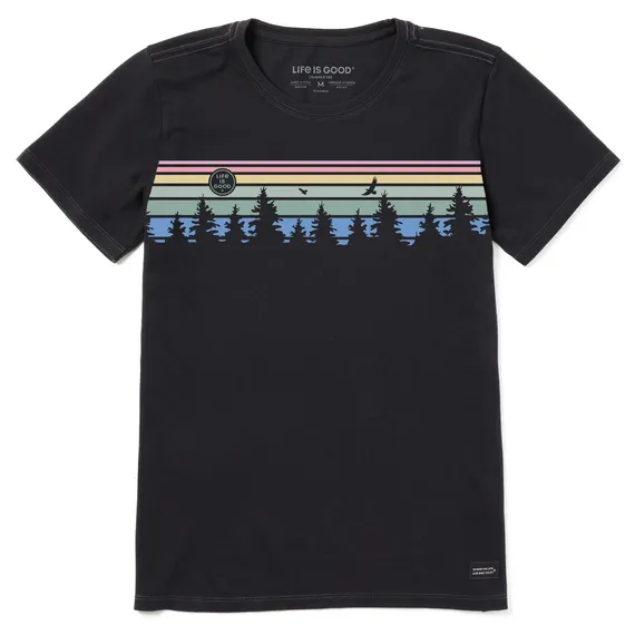 Women's Tree Striped Sky Crusher Tee  - 115012