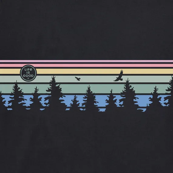 Women's Tree Striped Sky Crusher Tee  - 115012